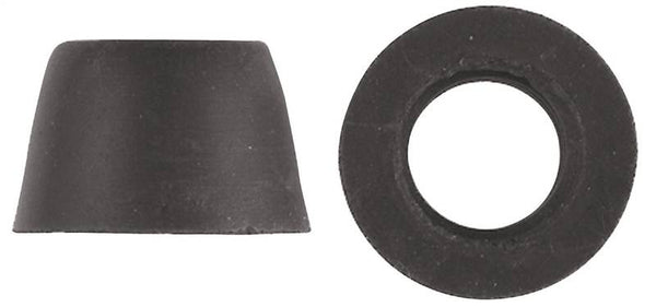 Danco 38802B Faucet Washer, 3/8 in ID x 5/8 in OD Dia, 1/2 in Thick, Rubber