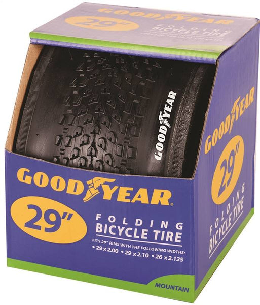 KENT 91065 Mountain Bike Tire, Folding, Black, For: 29 x 2 to 2-1/8 in Rim