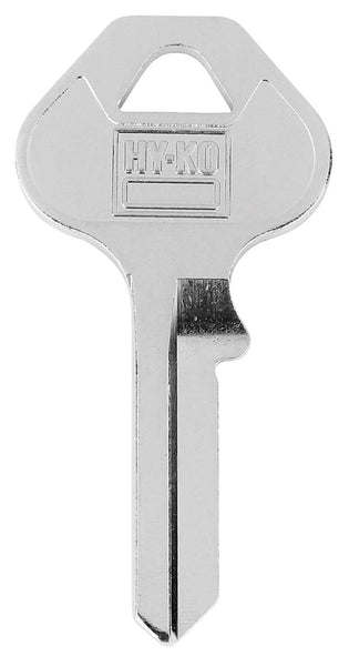 HY-KO 1101088/40KB Key Blank, Brass, Nickel-Plated, For: Ace Padlock 88/40KB Locks