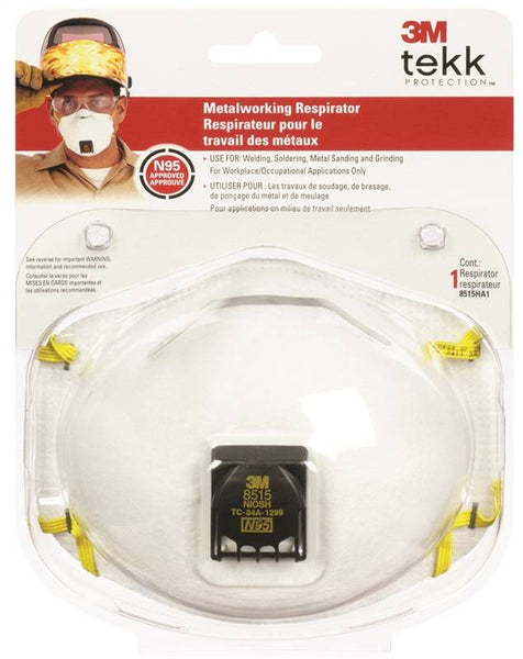 3M TEKK Protection 8515HA1-A/R8515ES Disposable Respirator, N95 Filter Class