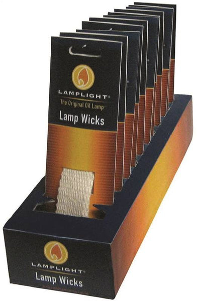 Lamplight 99963 Flat Lamp Wick, Cotton, For: Oil Lamps