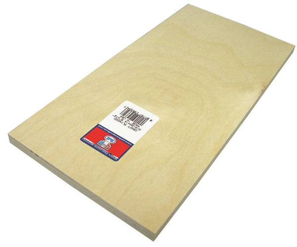 MIDWEST PRODUCTS 5324 Craft Plywood, 12 in L, 6 in W
