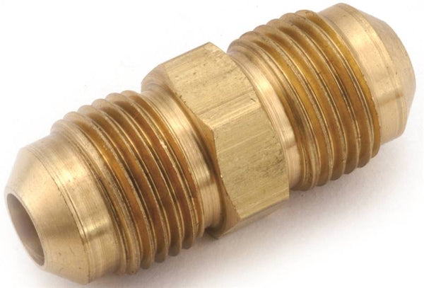 Anderson Metals 754042-06 Pipe Union, 3/8 in, Flare, Brass, 1000 psi Pressure