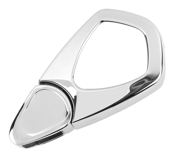 HY-KO KC197 Badge Retriever, Clip-On, Metal, Silver