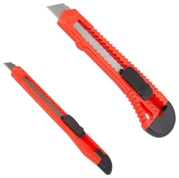 Vulcan 33-025 Utility Knife, 2-Piece, Steel (Blade), Red/Black (Handle)