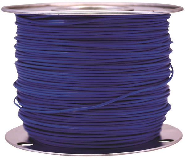 CCI 55671623 Primary Wire, 12 AWG Wire, 1-Conductor, 60 VDC, Copper Conductor, Blue Sheath, 100 ft L