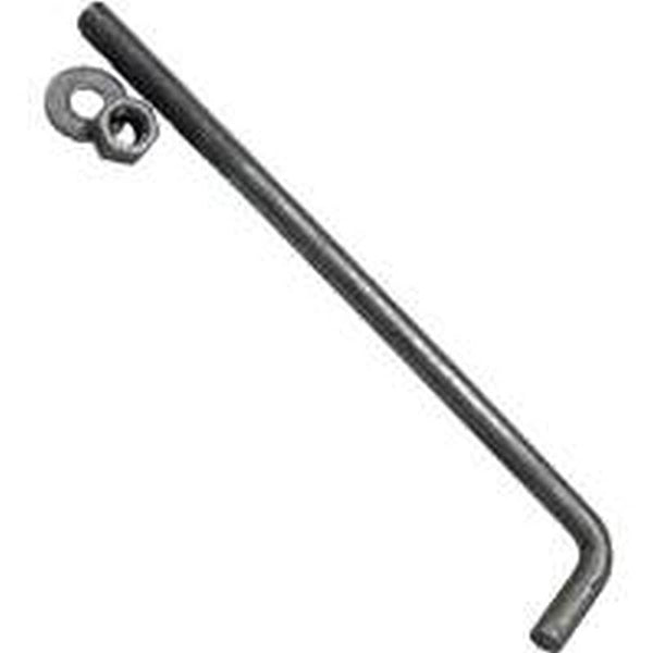 ProFIT AG12 Anchor Bolt, 12 in L, Steel, Galvanized