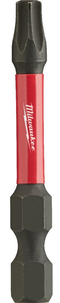 Milwaukee SHOCKWAVE 48-32-4785 Power Bit, T25 Drive, Torx Drive, 1/4 in Shank, Hex Shank, 2 in L, Steel