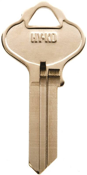 HY-KO 11010IN18 Key Blank, Brass, Nickel, For: ILCO Cabinet, House Locks and Padlocks