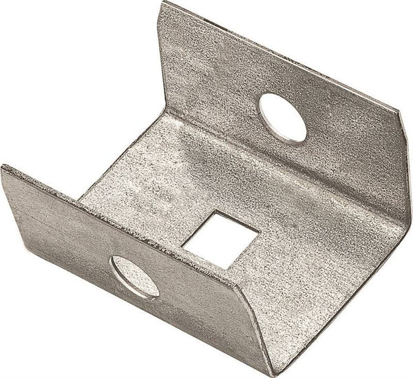 National Hardware N104-307 Box Rail End Cap, Steel, Galvanized