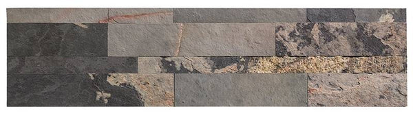 ASPECT A9081 Wall Tile, Natural Stone, Gray/Medley Slate
