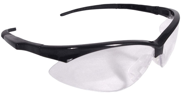 DeWALT AP1-10-GF12 Safety Glasses, Hard-Coated Lens, Black Frame