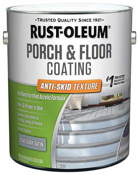 RUST-OLEUM 262365 Porch and Floor Coating, Dove Gray, Liquid