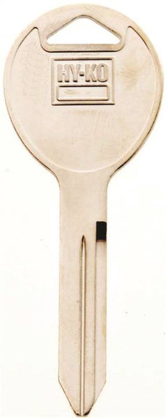 HY-KO 11010Y159 Key Blank, Solid Brass, Nickel, For: Chrysler Vehicle Locks