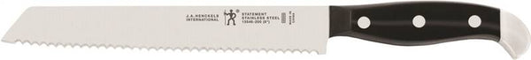 Henckels International Statement Series 13546-203 Bread Knife, Stainless Steel Blade, Black Handle, Serrated Blade
