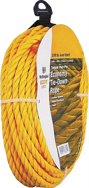 Rope Polyp Twist Yel 3/8x50