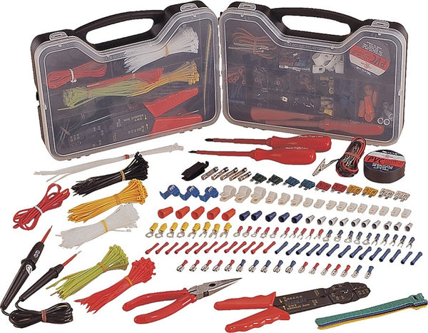 ProSource CP-399PC3L Electrical Repair Kit, Plastic Case, For: Electrical Repair, 399 -Piece