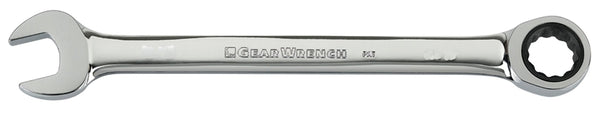 GearWrench 9024 Combination Wrench, SAE, 3/4 in Head, 9.764 in L, 12-Point, Steel, Chrome, Standard Handle