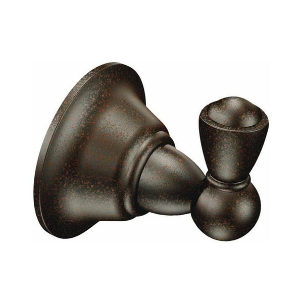 Moen Sage Series DN6803ORB Robe Hook, 30 lb, 1-Hook, Zinc, Oil-Rubbed Bronze, Wall Mounting