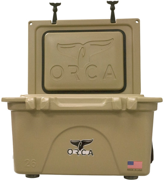 ORCA ORCT026 Cooler, 26 qt Cooler, Tan, Up to 10 days Ice Retention