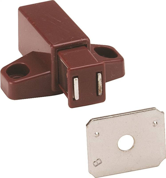 Amerock BP32301BR Magnetic Catch, 1-11/16 in L x 2 in W Catches, Acetyl/Steel, Brown