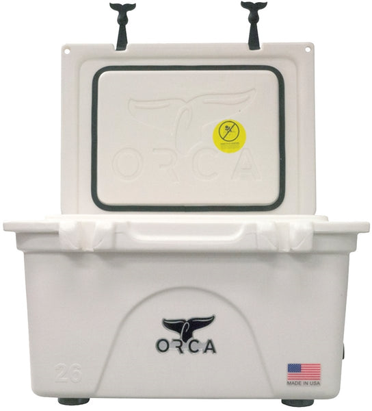 ORCA ORCW026 Cooler, 26 qt Cooler, White, Up to 10 days Ice Retention