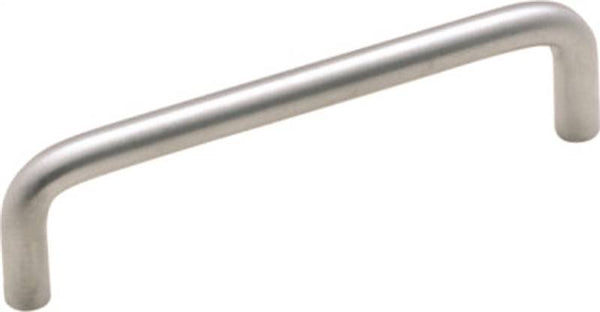 Amerock 943SCH Drawer Pull, 4-5/16 in L Handle, 7/8 in H Handle, 1-1/4 in Projection, Zinc, Brushed Chrome