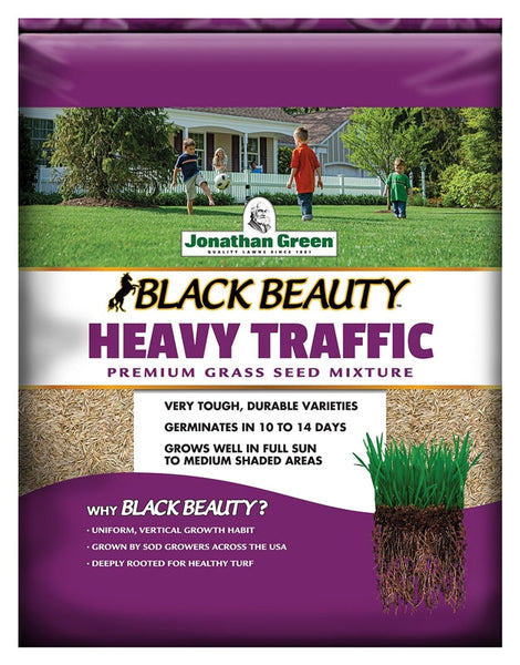 Jonathan Green Black Beauty Heavy Traffic 10970 Heavy Traffic Grass Seed, 3 lb Bag