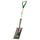 Landscapers Select 34595 Garden Spade Shovel, 7 in W Blade, Steel Blade, Wood Handle, D-Shaped Handle, 30 in L Handle