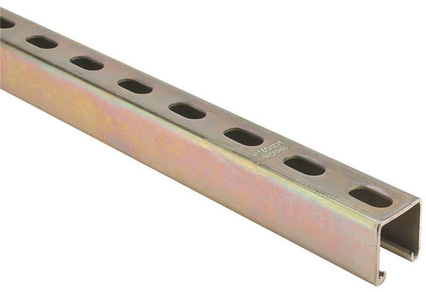 SuperStrut ZA1200HS 6 Conduit Strut Channel, Steel, Gold, Galvanized