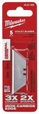 Milwaukee 48-22-1905 Utility Blade, 2-3/8 in L, Carbide Steel, 2-Point