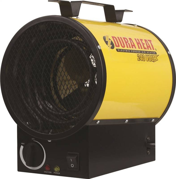 Dura Heat EUH4000 Air Heater, 20 A, 240 V, 3750 W, 12,800 Btu Heating, Yellow