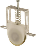 Prime-Line B 617 Adjustable Roller Assembly, 1 in Dia Roller, 1/4 in W Roller, Steel Roller, Concave Roller, 3/8 in W