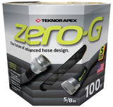 Apex Zero-G 4001-100 Garden Hose, 5/8 in, 100 ft L, Coupling, Fiber, Gray