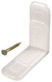 Prime-Line R 7153 Drawer Guide Side Saddles, Nylon/Plastic, White