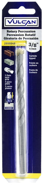 Vulcan Masonry Drill Bit, Percussion, 3/8 x 6 in