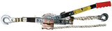 Maasdam A-20 Rope Puller, 0.75 ton Lifting, 1500 lb Pull Force, 8 in Mini Between Hooks, 1/2 in Dia Rope/Cable