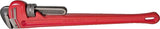 SUPERIOR TOOL 02824 Pipe Wrench, 3 in Jaw, 24 in L, Straight Jaw, Iron, Epoxy-Coated