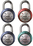 Master Lock 1561DAST Dial Padlock, 9/32 in Dia Shackle, 3/4 in H Shackle, Steel Shackle, Metal Body, Anodized