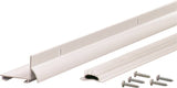 M-D DB001 Series 69514 Door Bottom with Drip Cap, 48 in L, 1-1/4 in W, 1-1/4 in H, Aluminum