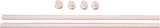 Easy Track RR1036 Wardrobe Rod, 1 in Dia, 35 in L, Steel