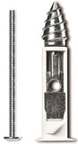 COBRA ANCHORS 363S Driller Toggle Bolt, 2 in L, Zinc, 100 lb