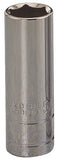 Vulcan MT6511836 Drive Socket, 5/8 in Socket, 1/2 in Drive, 6-Point, Chrome Vanadium Steel, Chrome