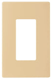 Arrow Hart PJS PJS26V Wallplate, 4-7/8 in L, 3-1/8 in W, 1 -Gang, Polycarbonate, Ivory, High-Gloss