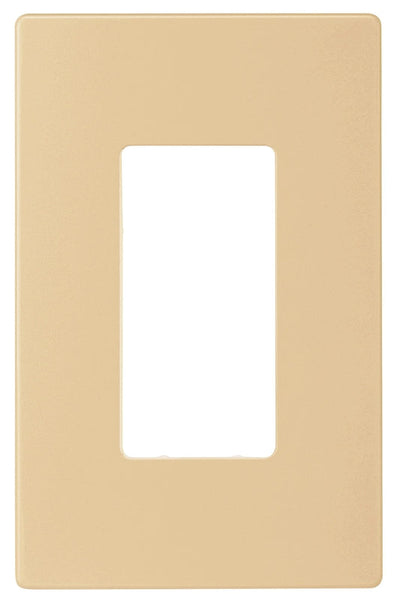 Arrow Hart PJS PJS26V Wallplate, 4-7/8 in L, 3-1/8 in W, 1 -Gang, Polycarbonate, Ivory, High-Gloss