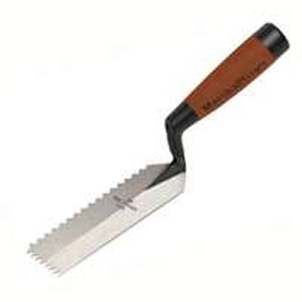 Marshalltown 52VND Margin Trowel, 5 in L Blade, 2 in W Blade, Steel Blade, DuraSoft Handle