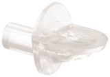 Prime-Line U 10147 Shelf Support Peg, Plastic, 5 mm Dia Peg, 3/8 in L Peg