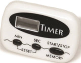 CHEF CRAFT 21239 Timer, Digital Display, 1 sec to 99 min, White