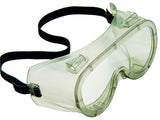 SAFETY WORKS 10031205 Safety Goggles, Anti-Fog, Impact, Splash Lens, Vinyl Lens, Vinyl Frame, Clear Frame