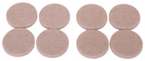 ProSource FE-S101-PS Furniture Pad, Felt Cloth, Beige, 1-1/2 in Dia, 3/16 in Thick, Round